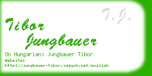 tibor jungbauer business card